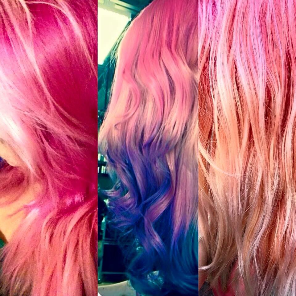 Fun Fashion Colors Bethany did on herself!