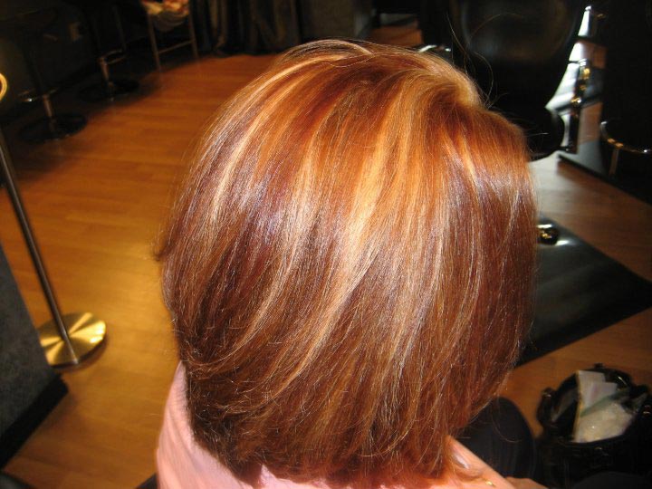 after photo of new hair color parker colorado