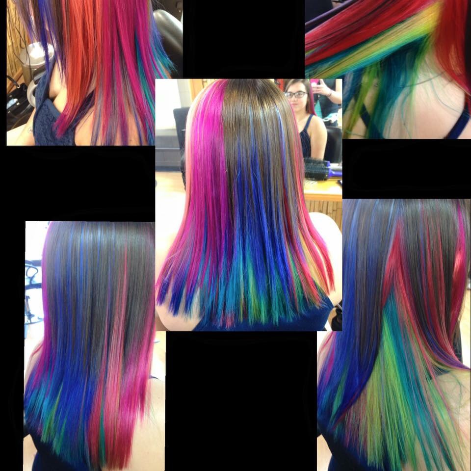 wild colors in hair