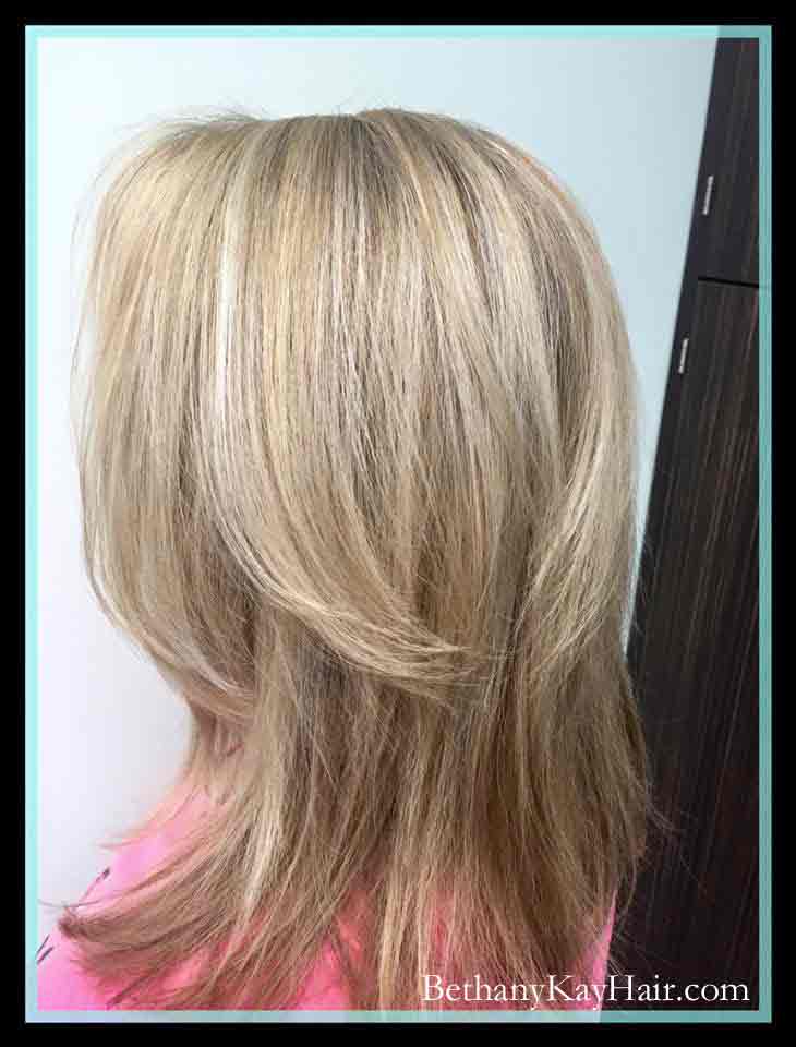 blond highlights sombre parker co